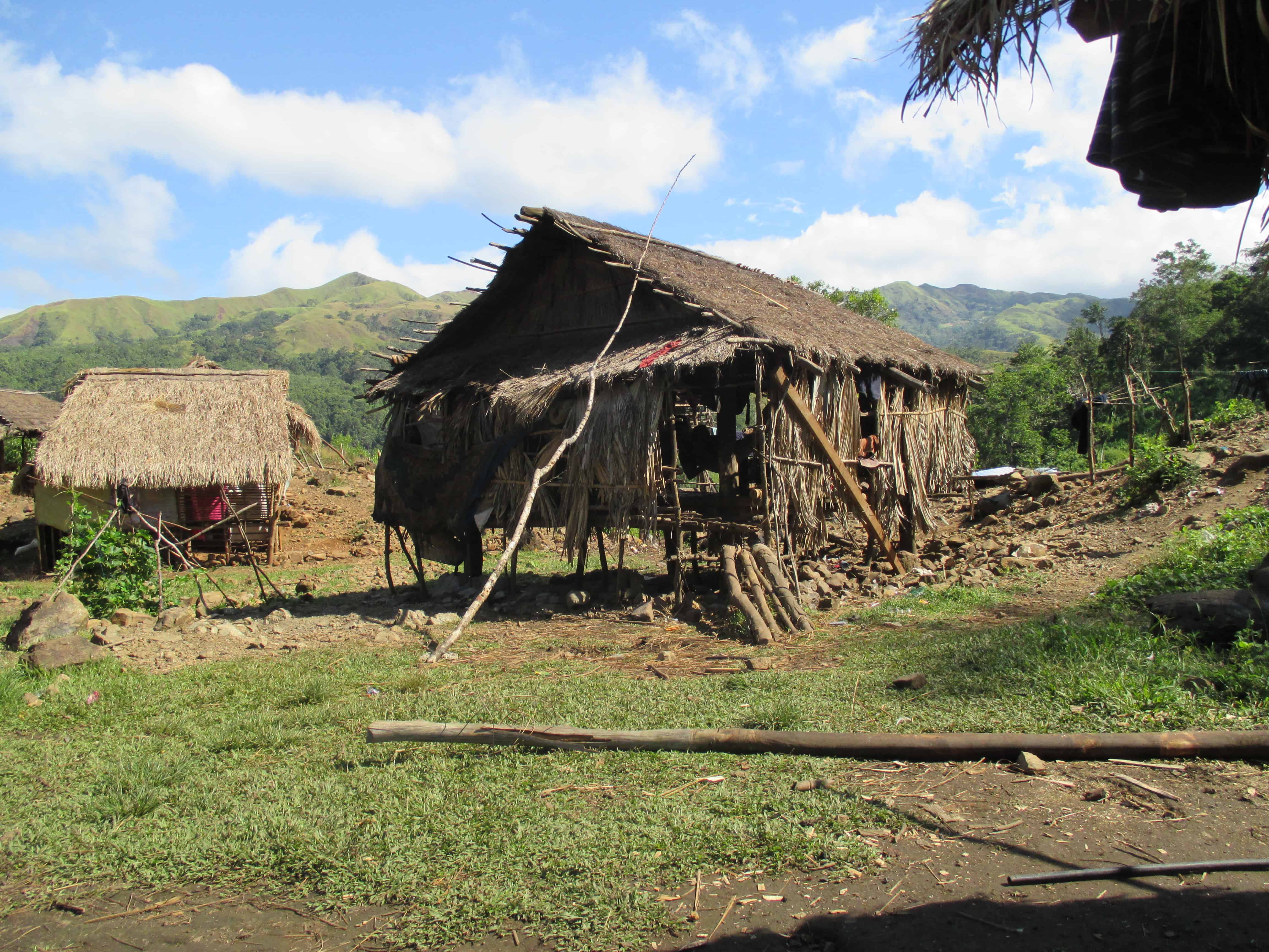 Abgelegenes Mangyan Dorf in Mindoro